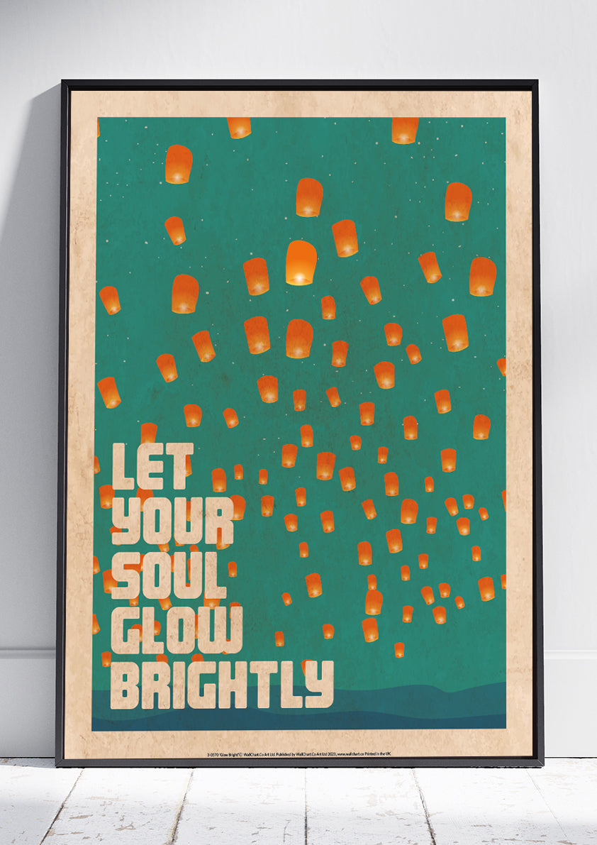 Soul Glow Brightly WallChart.co