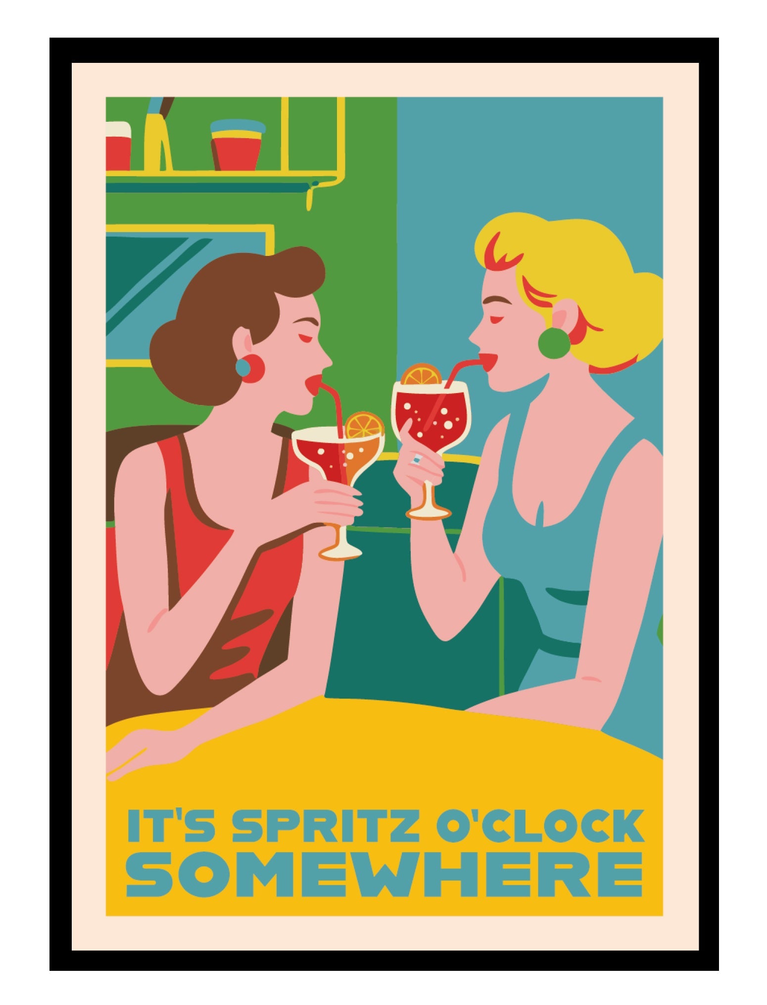 Cocktail art prints