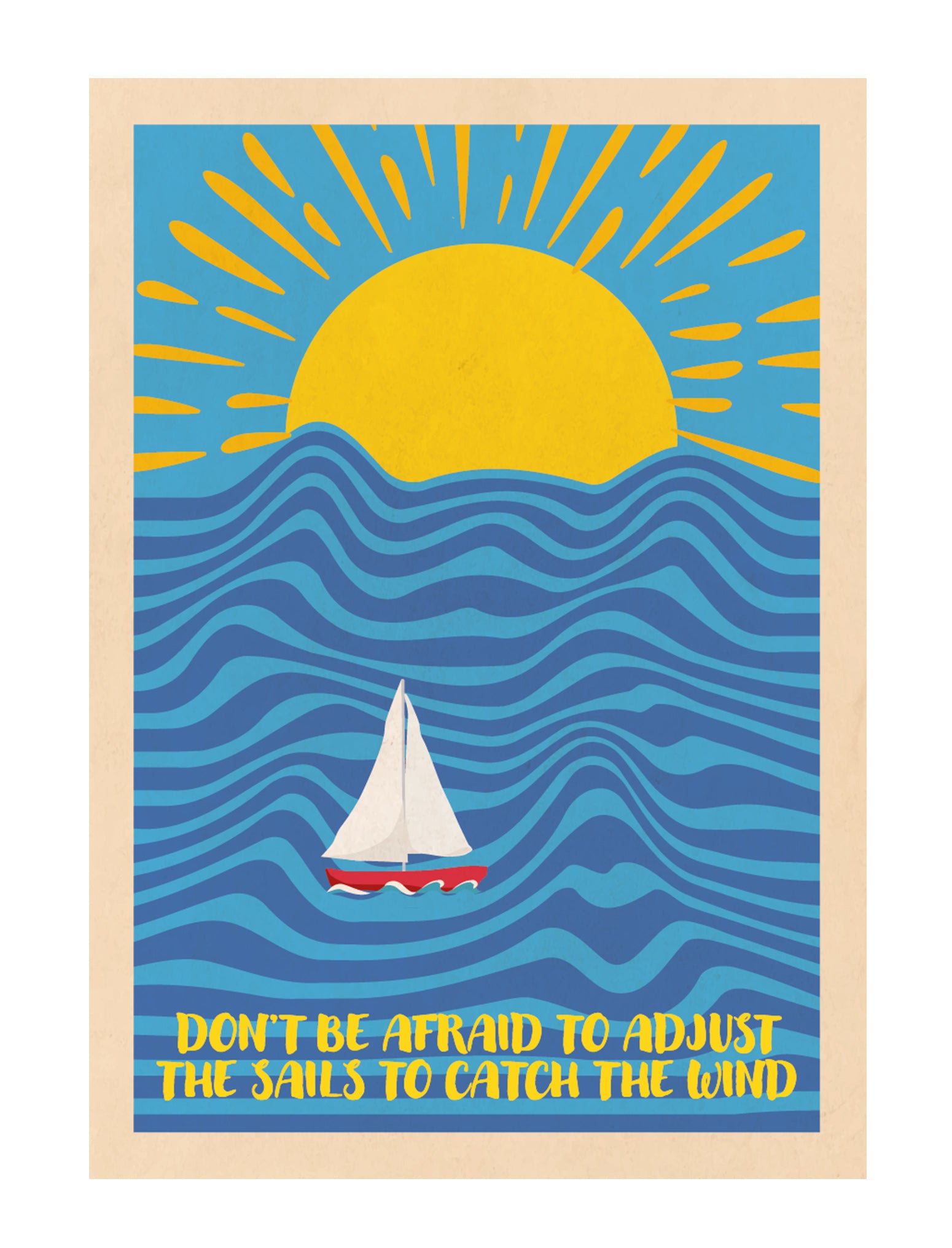 Adjust the Sails Print