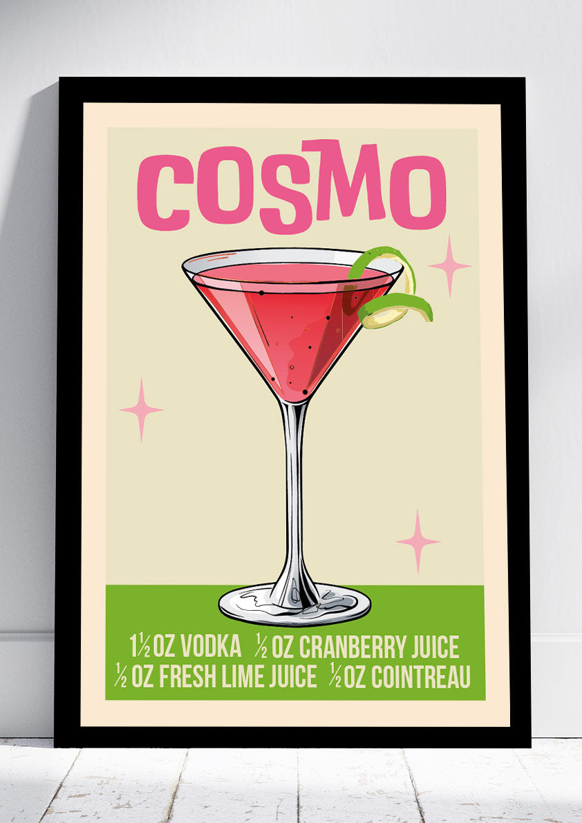 Cosmo Cocktail Print