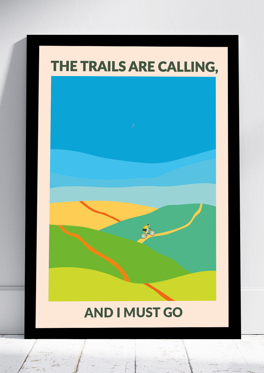 Lone Rider Print (Trails are Calling)