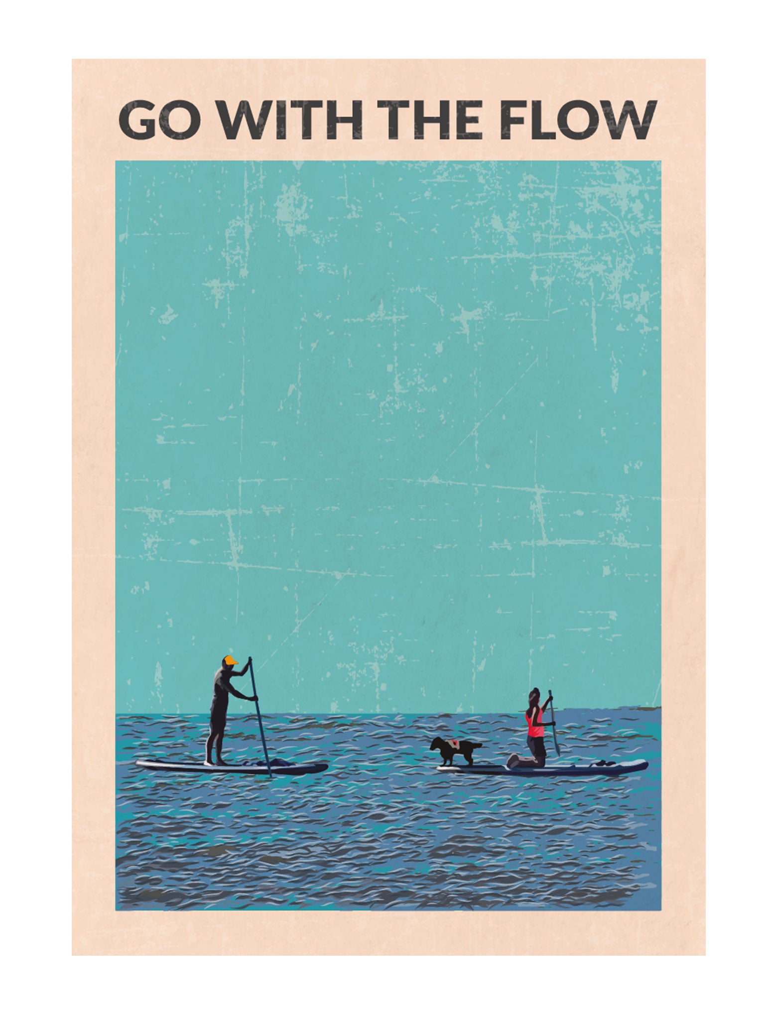 Go with the Flow Print