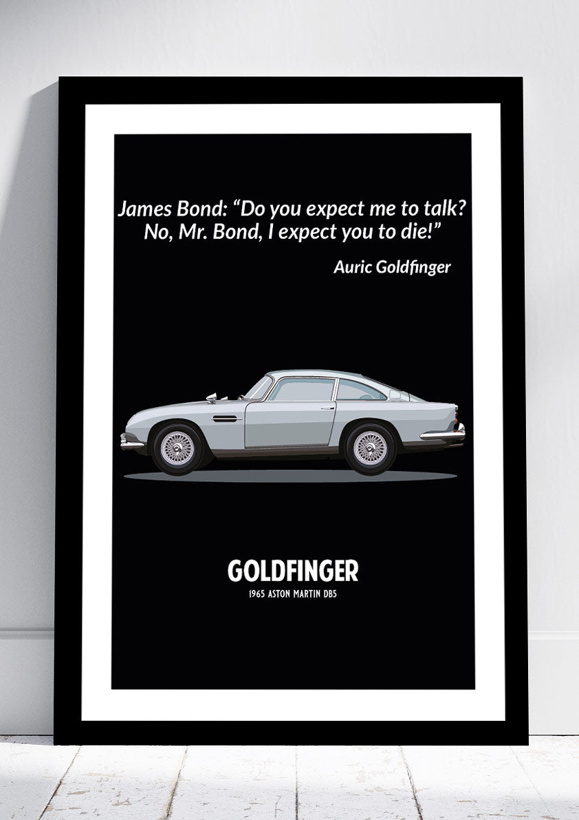 Goldfinger Movie Print