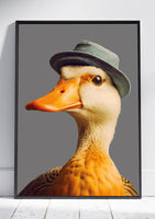Hipster Goose Portrait
