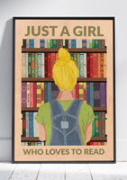 Just a Girl who Loves to Read (blonde)