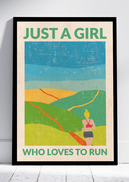 Just a Girl who loves to Run (Blonde)