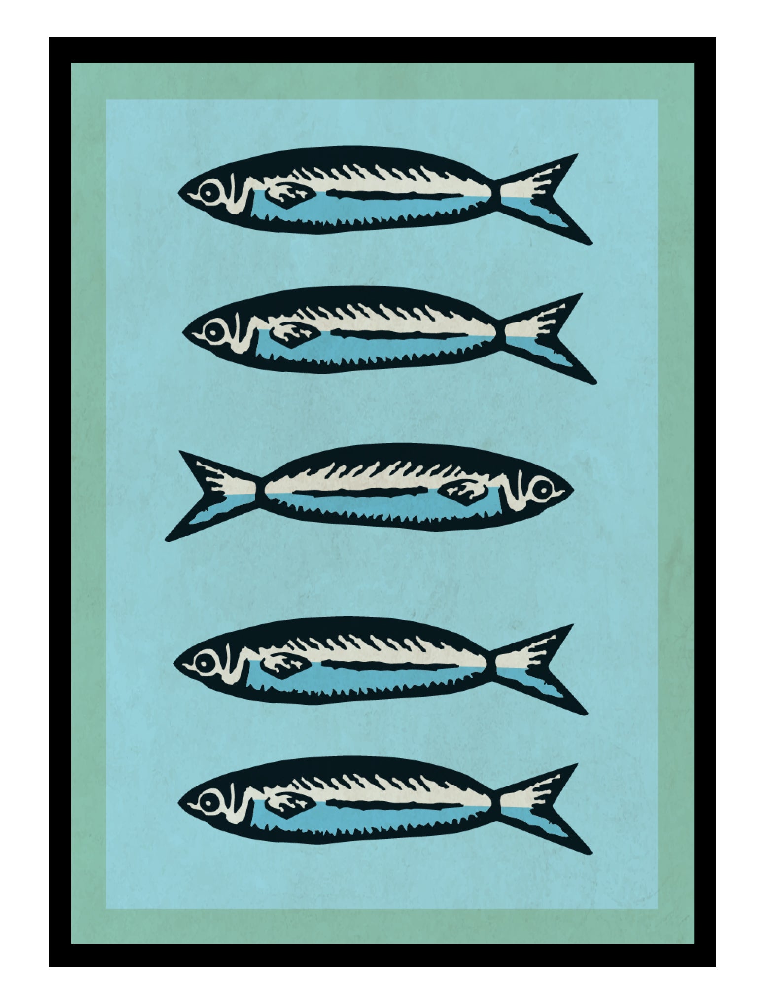 Sardines Art Poster