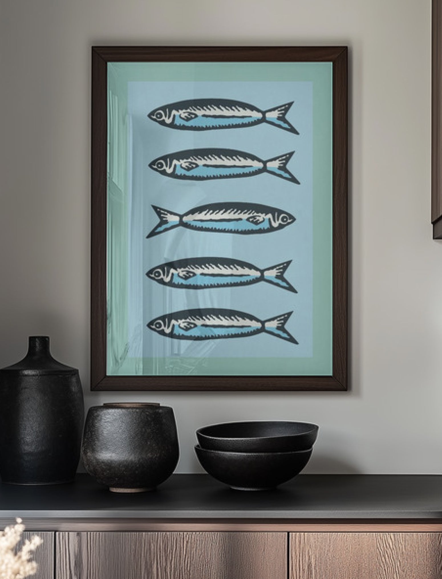 Sardines Art Poster