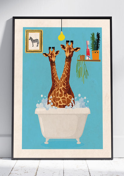 Giraffes in Baths