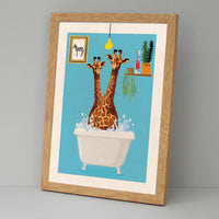 Giraffes in Baths