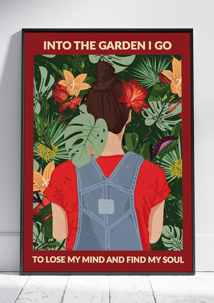 Into the Garden (Maroon/Brunette)