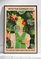 Into the Garden (blonde/white tee)