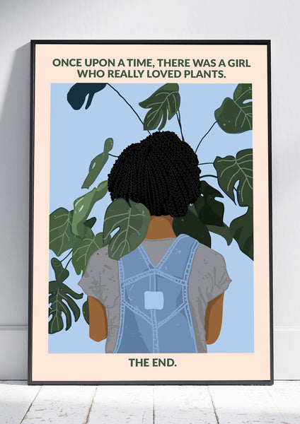 Plant Girl (Afro)