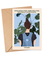Plant Girl Card